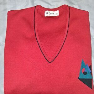 Men's 100% Zephyr Wool V-Neck Sweater